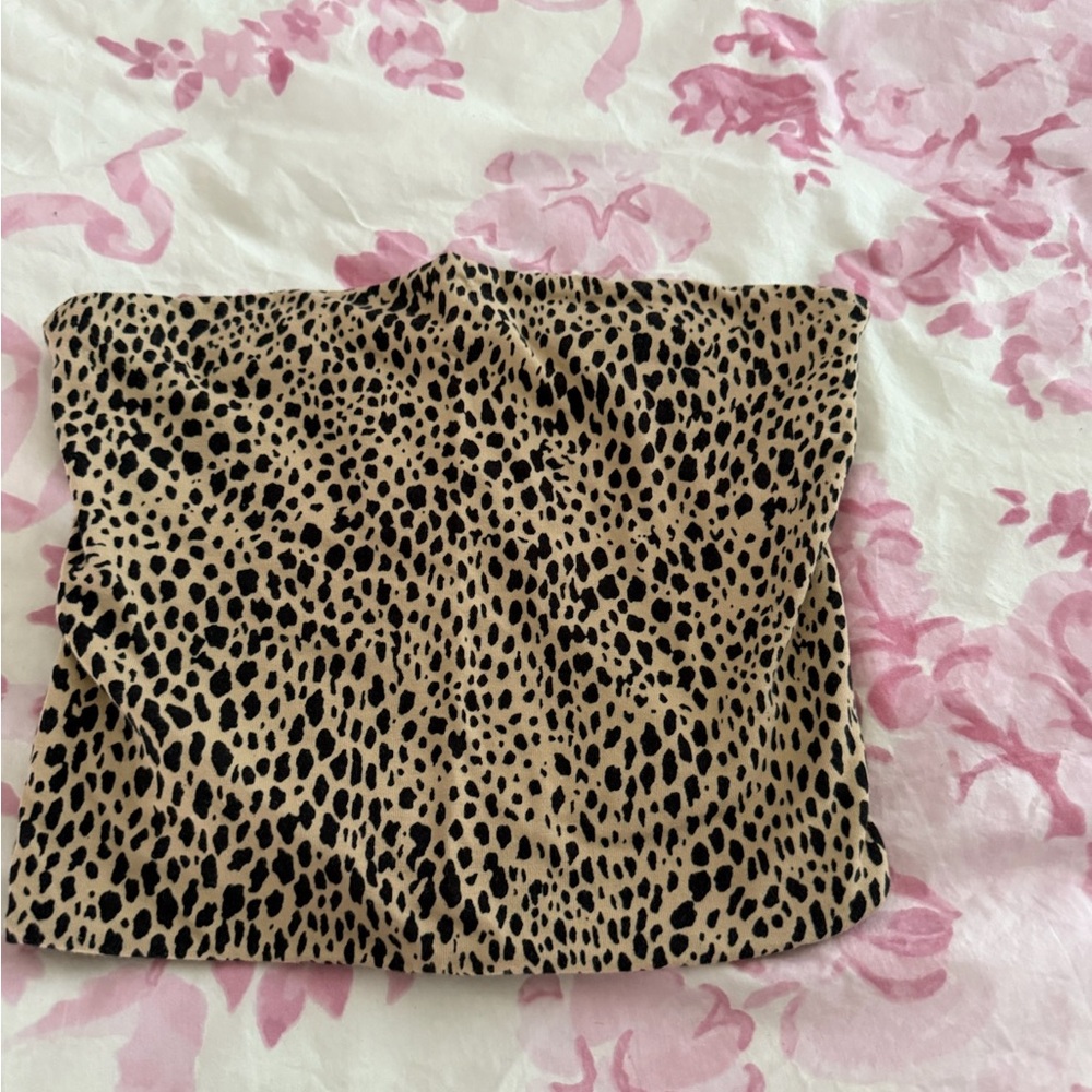 Brandy Melville Cheetah Print Top